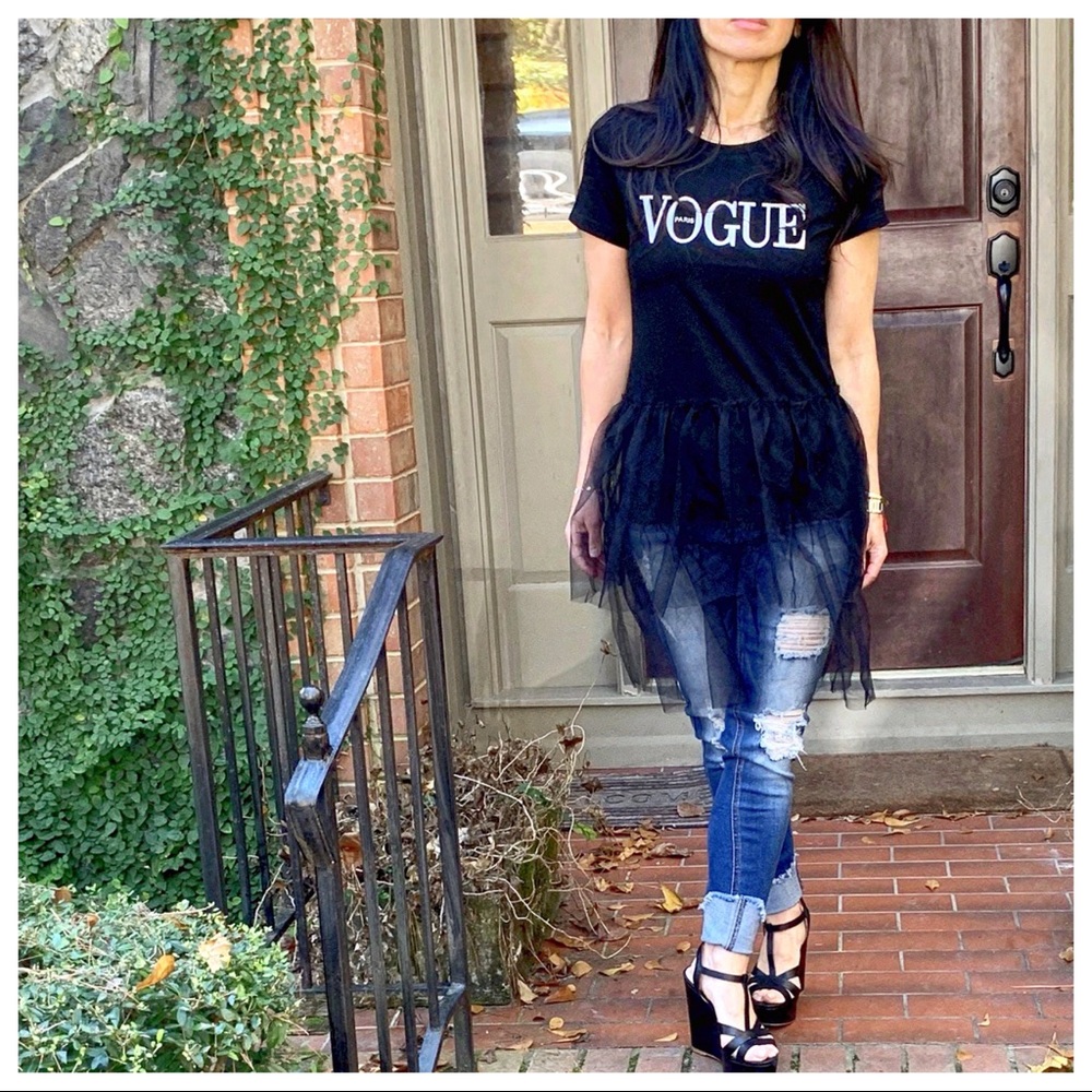 ✨LAST ONE✨PARIS✨ VOGUE  Paris Ballerina Unique Top - Picture 6 of 6